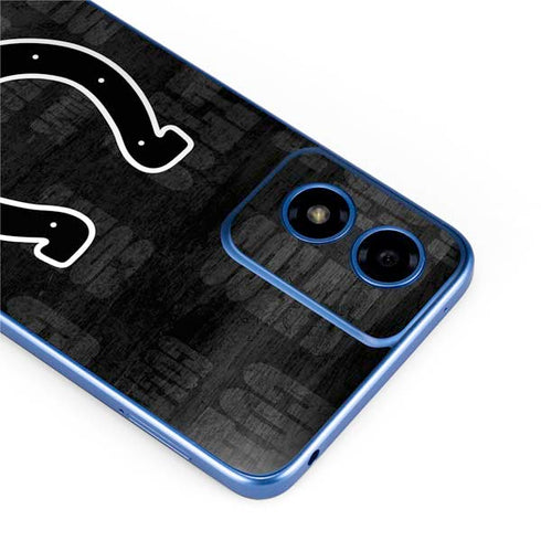 NFL Indianapolis Colts Black & White Moto G Play 4G (2024) Skin