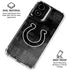 NFL Indianapolis Colts Black & White Moto G Power 5G (2024) Clear Case