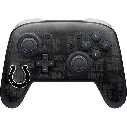 NFL Indianapolis Colts Black & White Nintendo Skins