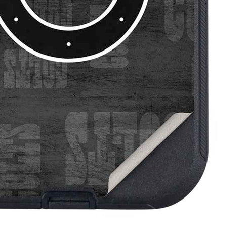 NFL Indianapolis Colts Black & White Otterbox Defender iPhone Skin