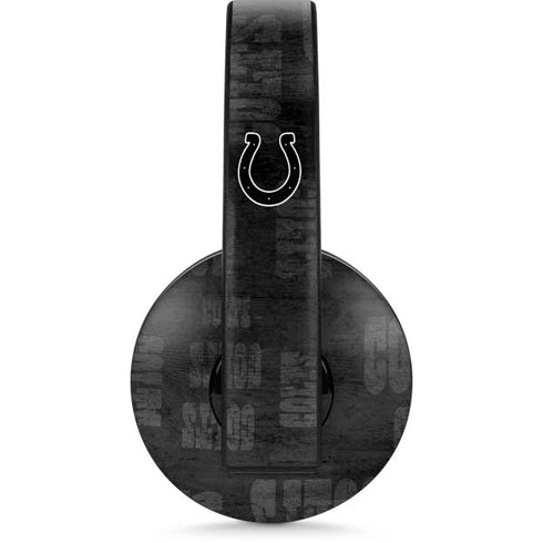 NFL Indianapolis Colts Black & White PlayStation 4 Gold Wireless Headset Skin