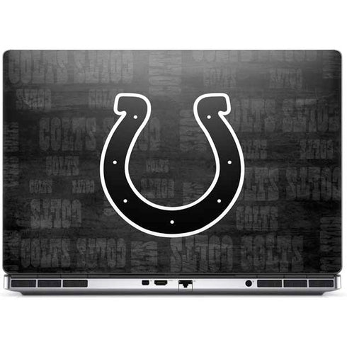NFL Indianapolis Colts Black & White Dell Precision Skin