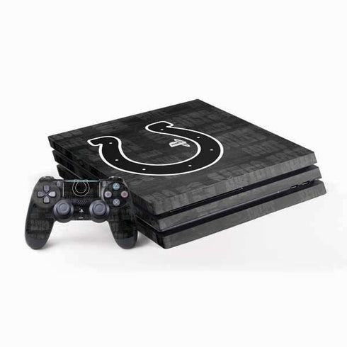 NFL Indianapolis Colts Black & White PlayStation PS4 Skins