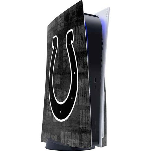 NFL Indianapolis Colts Black & White PlayStation PS5 Skins