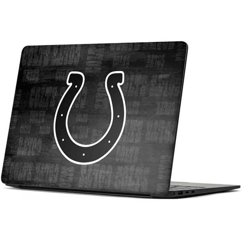 NFL Indianapolis Colts Black & White Surface Laptop 7 15in Skin