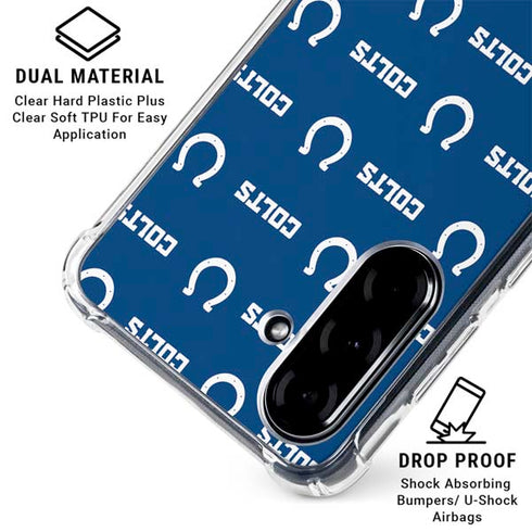 NFL Indianapolis Colts Blitz Series Galaxy A36 5G Clear Case