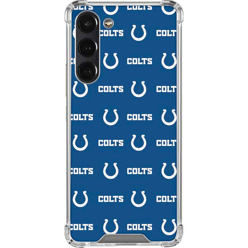 NFL Indianapolis Colts Blitz Series Galaxy S24 FE Clear Case