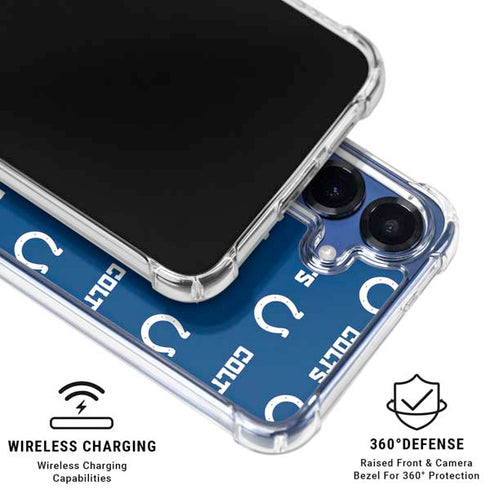 NFL Indianapolis Colts Blitz Series Galaxy S25 Plus Clear Case