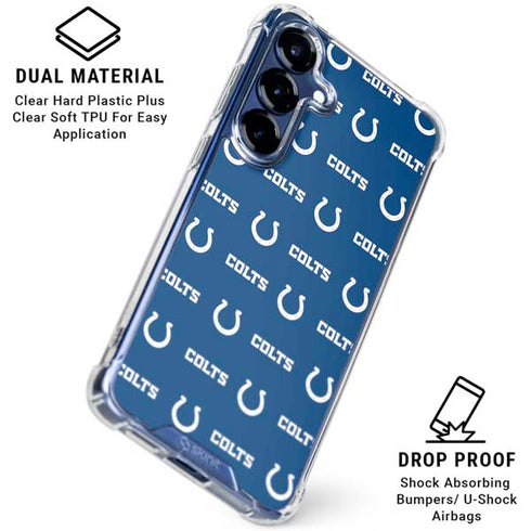 NFL Indianapolis Colts Blitz Series Galaxy S25 Plus Clear Case