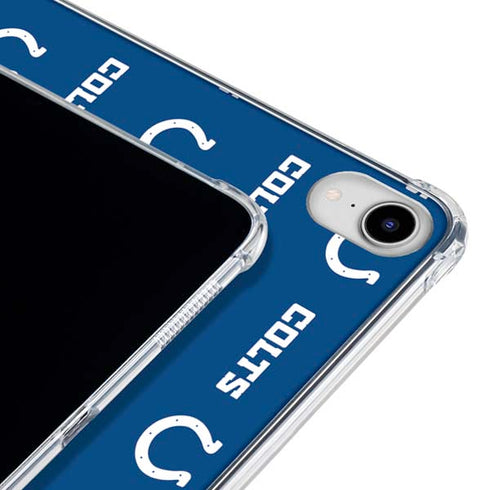 NFL Indianapolis Colts Blitz Series iPad 11th Gen (2025) Clear Case