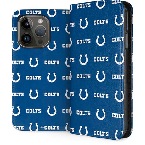 NFL Indianapolis Colts Blitz Series iPhone 15 Pro Folio Case