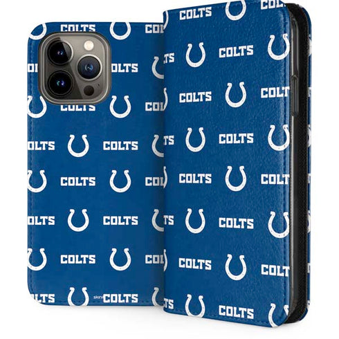 NFL Indianapolis Colts Blitz Series iPhone 15 Pro Max Folio Case