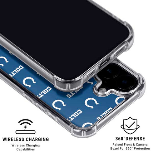 NFL Indianapolis Colts Blitz Series iPhone 16 MagSafe Case