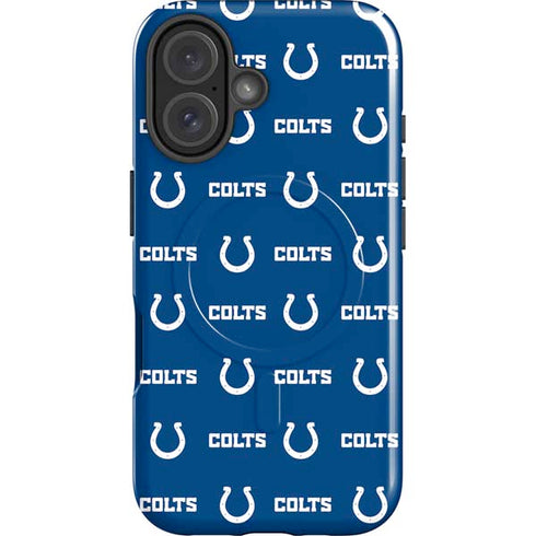 NFL Indianapolis Colts Blitz Series iPhone 16 Plus Magsafe Impact Case