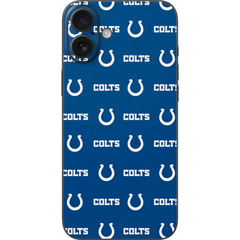 NFL Indianapolis Colts Blitz Series iPhone 16 Plus Skin