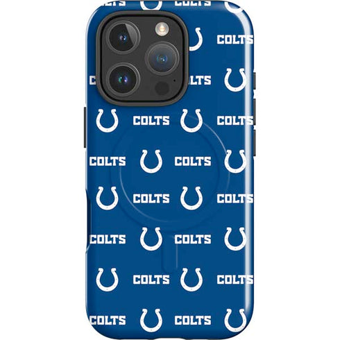 NFL Indianapolis Colts Blitz Series iPhone 16 Pro Magsafe Impact Case