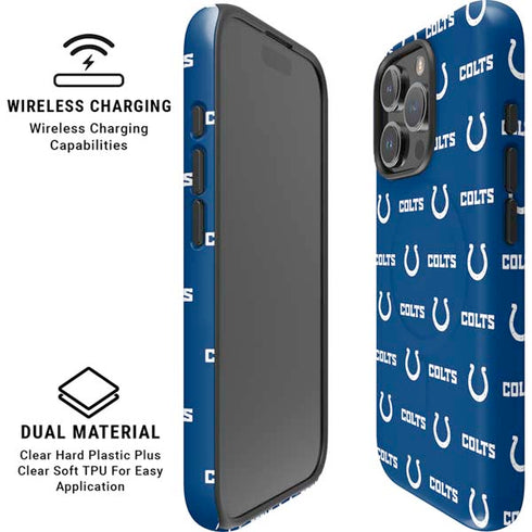 NFL Indianapolis Colts Blitz Series iPhone 16 Pro Magsafe Impact Case