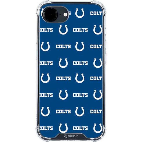 NFL Indianapolis Colts Blitz Series iPhone 16e Clear Case