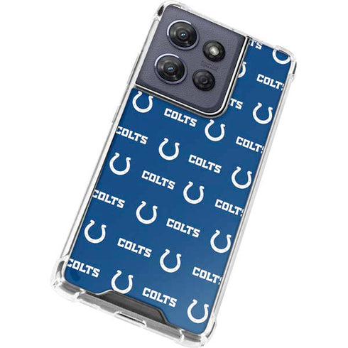 NFL Indianapolis Colts Blitz Series Moto G Power 5G (2025) Clear Case