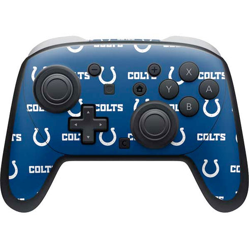 NFL Indianapolis Colts Blitz Series Nintendo Switch 2 (2025) Pro Controller Skin