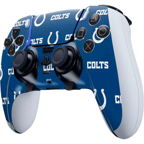 NFL Indianapolis Colts Blitz Series PS5 DualSense Edge Pro Controller Skin