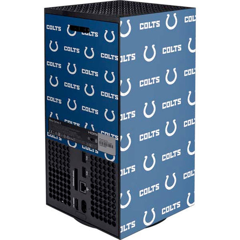 NFL Indianapolis Colts Blitz Series XBox Series X Digital Edition Console Skin