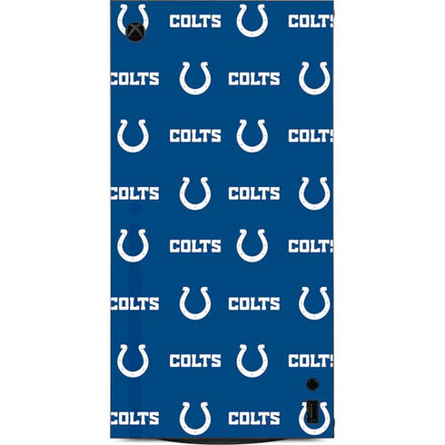 NFL Indianapolis Colts Blitz Series XBox Series X Digital Edition Console Skin