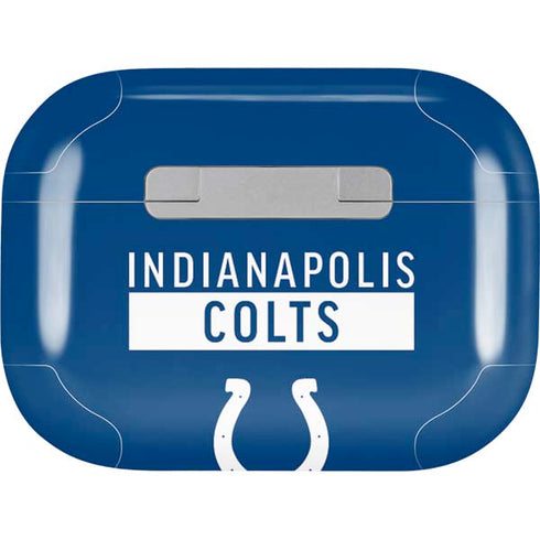 NFL Indianapolis Colts Blue Performance Series AirPods Skins