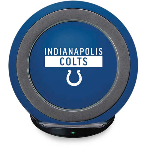 NFL Indianapolis Colts Blue Performance Series Fast Charge Wireless Charging Stand Skin
