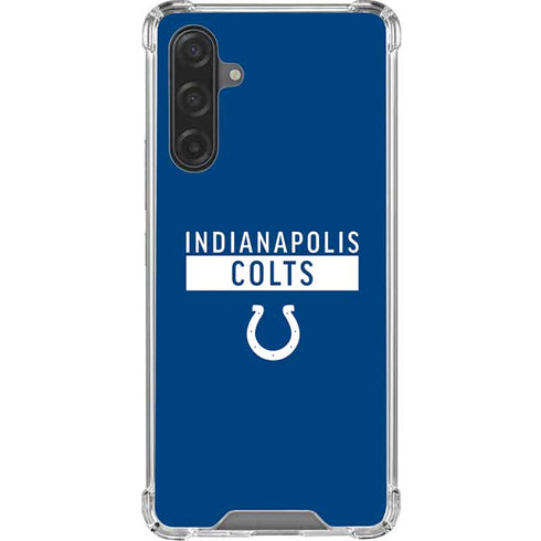 NFL Indianapolis Colts Blue Performance Series Galaxy A17 Clear Case