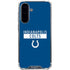 NFL Indianapolis Colts Blue Performance Series Galaxy A36 5G Clear Case