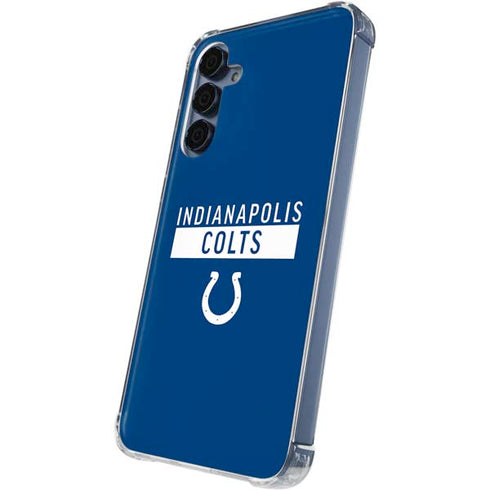 NFL Indianapolis Colts Blue Performance Series Galaxy A55 5G Clear Case