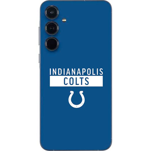 NFL Indianapolis Colts Blue Performance Series Galaxy A55 5G Skin