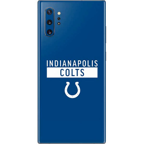 NFL Indianapolis Colts Blue Performance Series Galaxy Note 10 Plus Skin