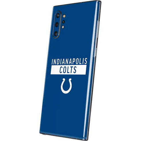 NFL Indianapolis Colts Blue Performance Series Galaxy Note 10 Plus Skin