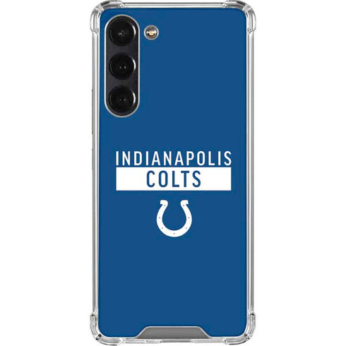 NFL Indianapolis Colts Blue Performance Series Galaxy S24 FE Clear Case