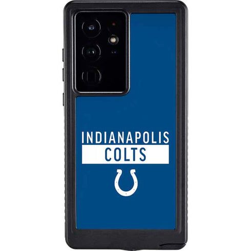 NFL Indianapolis Colts Blue Performance Series Galaxy S24 Ultra Waterproof Case