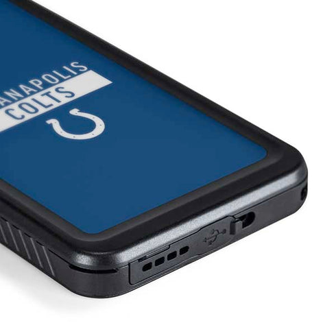 NFL Indianapolis Colts Blue Performance Series Galaxy S24 Waterproof Case