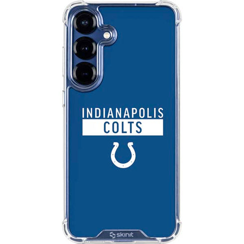 NFL Indianapolis Colts Blue Performance Series Galaxy S25 Clear Case