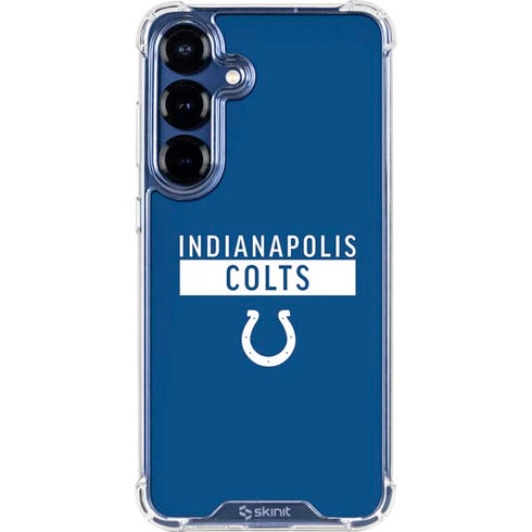 NFL Indianapolis Colts Blue Performance Series Galaxy S25 Plus Clear Case