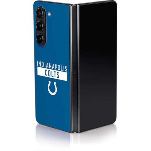 NFL Indianapolis Colts Blue Performance Series Galaxy Z Fold5 5G Skin
