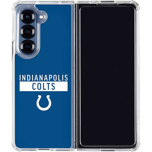 NFL Indianapolis Colts Blue Performance Series Galaxy Z Fold6 Clear Case