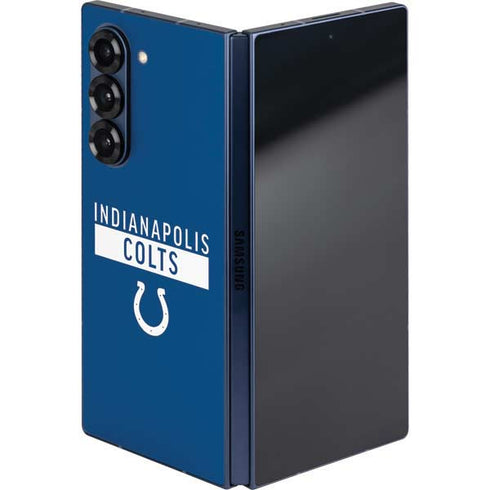 NFL Indianapolis Colts Blue Performance Series Galaxy Z Fold6 Skin