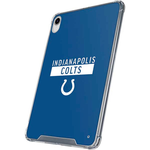 NFL Indianapolis Colts Blue Performance Series iPad 11th Gen (2025) Clear Case