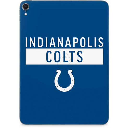 NFL Indianapolis Colts Blue Performance Series Apple iPad Pro Skin