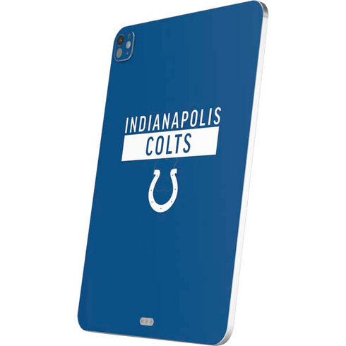 NFL Indianapolis Colts Blue Performance Series iPad Pro 13in M4 (2024) Skin