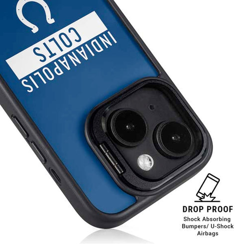 NFL Indianapolis Colts Blue Performance Series iPhone 14 Plus Kickstand Case