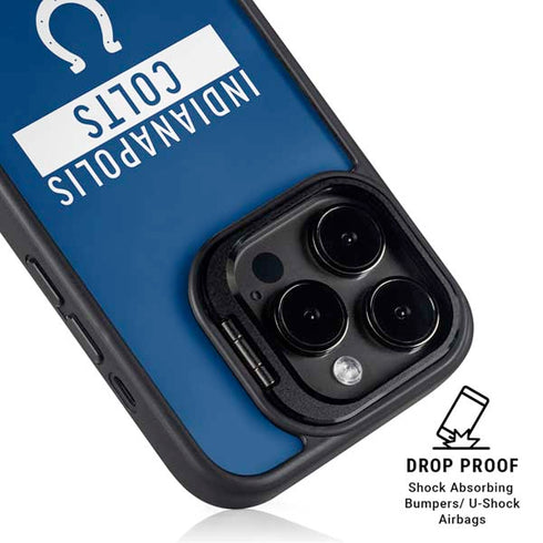 NFL Indianapolis Colts Blue Performance Series iPhone 14 Pro Kickstand Case
