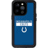 NFL Indianapolis Colts Blue Performance Series iPhone 15 Pro Waterproof Case