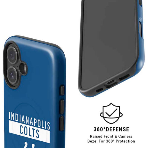 NFL Indianapolis Colts Blue Performance Series iPhone 16 Magsafe Impact Case